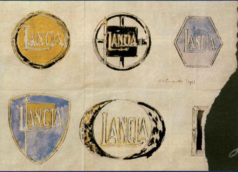 Classic Lancia logos